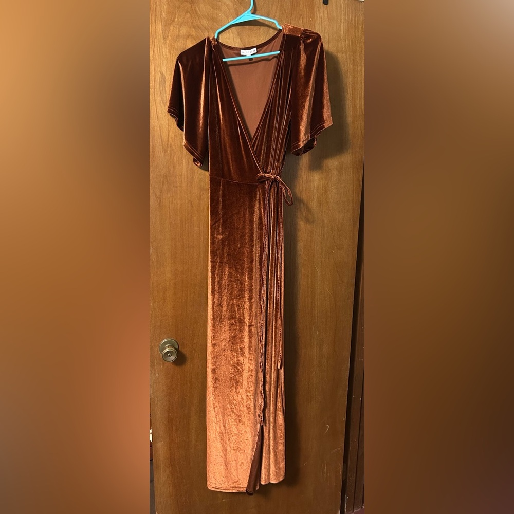 Baltic Born Copper Wrap Dress
